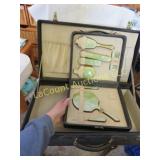 small suitcase w vanity set