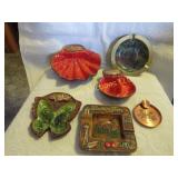vintage treasure craft travel souvenir ashtrays