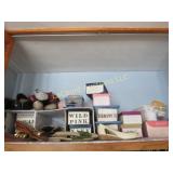 Assorted shoes on shelf Womens 9 ish sizes