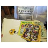 Green Bay Packer memorabilia cards folders papers