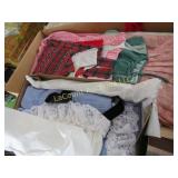 large box assorted vintage clothing