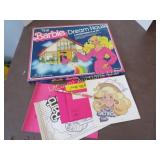 Vintage Barbie Dream House Colorform Set