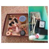 assorted Smalls Trinkets Glasses w nose Pen