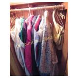 all hanging clothes snowmobile suit