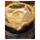 many travel souvenir state trays