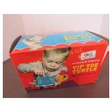 Vintage Fisher Price Tip Toe Turtle in box