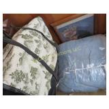 blanket vintage baby diaper bag dog picture