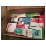 vintage office supplies calculator note pads