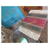 small foot stool & magazine rack