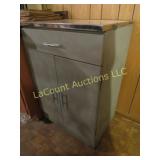 vintage metal cabinet