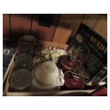 mini cheese crocks Bundt pan glasses