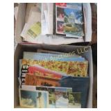 vintage ephemera travel brochures post cards misc
