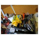 all on left shelf screw drivers smoke alarm misc