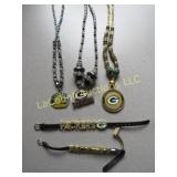 Green Bay Packer Jewelry necklaces bracelets