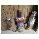assorted tins many
