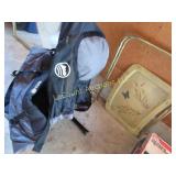 TV tray & portable Cliq chair in bag