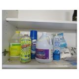 assorted cleaning supplies