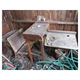 old wood childrens desks