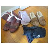 mukluks suede slippers spyder gloves