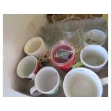 assorted mugs packer glass