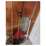 rake broom shovel chair bulb digger misc