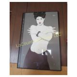 framed Nagel print graphics poster