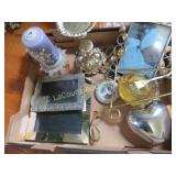 decor lot ornate candle plate holder frames vase