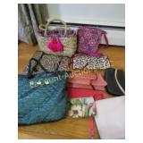 assorted purses Vera Bradley Deborah Lewis others
