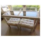 sofa table hall table w matching stools