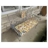 mosaic tiled garden patio bench good condition
