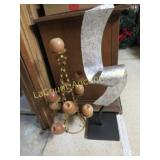 tall candle holder abstract art statue