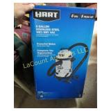 Hart 6 Gallon wet dry vac sealed in box