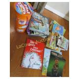 childrens kids books Jenga wood block game