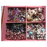 many assorted beads jewelry making supplies
