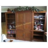 Beautiful 3 pc shelving TV unit