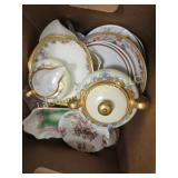 assorted china plates misc