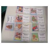 9 vintage ink blotters Monkey themed
