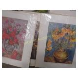 5 artist prints Van gogh De Mornac others