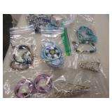 assorted jewelry beaded earrings hair piece