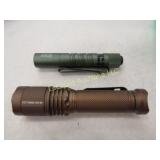 2 flashlights Acebeam &  Olight