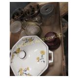 covered casserole Hawaii glasses oster jar
