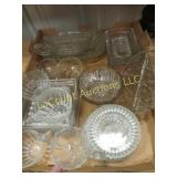 clear glassware bowls relish dishes