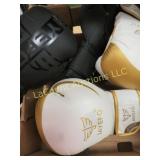 2 sets Jayefo boxing gloves white & black