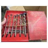 vintage Craftsman 6 pc auger bit set w extras