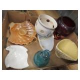 vintage decor planters shell dish w ladle