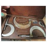 vintage Tumico micrometer set
