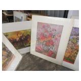 5 artist prints Van gogh De Mornac others
