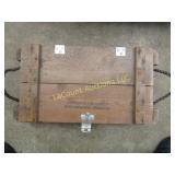 vintage wood ammo amunition for cannon box case