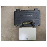 metal key box & Smith & Wesson gun case