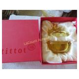Tittot gold dragon covered dragon dish